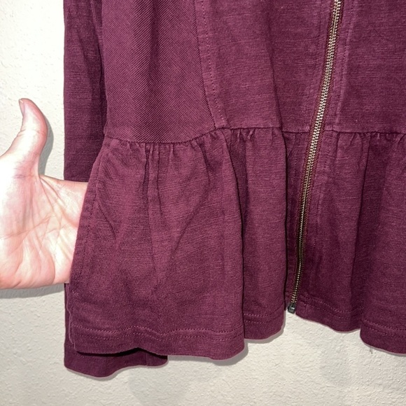 Caslon business casual pocket tunic zipper sweater top  sz L - Picture 5 of 5